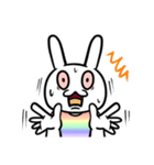 レインボーうさぎ（個別スタンプ：13）