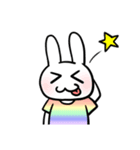 レインボーうさぎ（個別スタンプ：33）