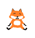 happy fox（個別スタンプ：4）