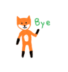 happy fox（個別スタンプ：6）