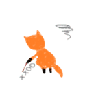 happy fox（個別スタンプ：7）