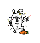 Big Teeth Rabbit with Friends（個別スタンプ：1）
