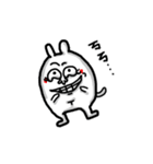Big Teeth Rabbit with Friends（個別スタンプ：7）