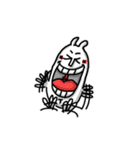 Big Teeth Rabbit with Friends（個別スタンプ：9）