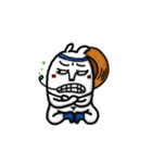 Big Teeth Rabbit with Friends（個別スタンプ：18）