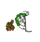 Big Teeth Rabbit with Friends（個別スタンプ：22）