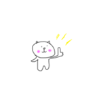 にゃんのすけ と 仲間たち。涼しげ透明ver.（個別スタンプ：39）