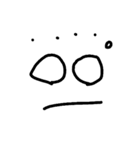 へんてこ顔文字（個別スタンプ：11）