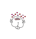 まえおしり（個別スタンプ：34）