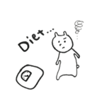 シンプルで使いやすいクマさんスタンプ（個別スタンプ：23）