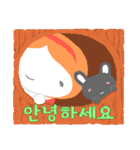 fairy ＆ rabbit(Korean ver.)（個別スタンプ：5）