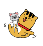 Cat jello and Mouse jemmy（個別スタンプ：1）