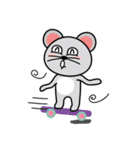 Cat jello and Mouse jemmy（個別スタンプ：34）