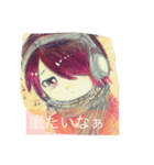 女の子イラストスタンプ（個別スタンプ：3）