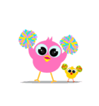 Colorful Chick Animated（個別スタンプ：23）