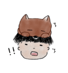 あまがみ犬とぼくと妹（個別スタンプ：6）