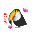 (In Thai) CG Toco Toucan (2)（個別スタンプ：2）