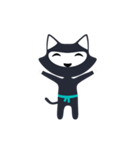 Cute ninja cat（個別スタンプ：5）