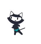 Cute ninja cat（個別スタンプ：10）
