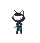 Cute ninja cat（個別スタンプ：17）