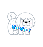 白犬プチ（個別スタンプ：3）