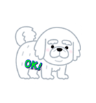 白犬プチ（個別スタンプ：4）