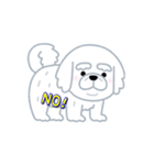 白犬プチ（個別スタンプ：5）