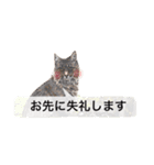 仕事に使える吹き出し集ー犬猫ー（個別スタンプ：8）