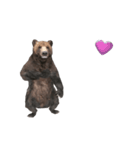 Grizzly Bear for Chat II（個別スタンプ：7）