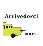 taxi driver italian version（個別スタンプ：1）
