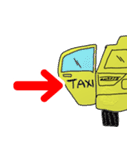 taxi driver italian version（個別スタンプ：17）