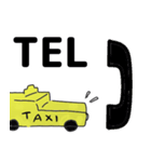 taxi driver italian version（個別スタンプ：30）