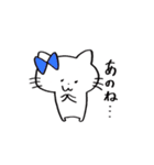 彼女ねこねこ（個別スタンプ：3）