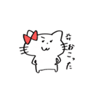 彼女ねこねこ（個別スタンプ：15）