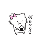 彼女ねこねこ（個別スタンプ：28）