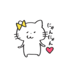 彼女ねこねこ（個別スタンプ：29）