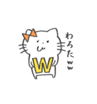 彼女ねこねこ（個別スタンプ：31）