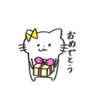 彼女ねこねこ（個別スタンプ：39）