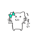 彼女ねこねこ（個別スタンプ：40）