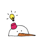 しろくまだるま（個別スタンプ：24）
