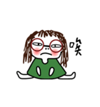 Yingy with green clothes（個別スタンプ：15）