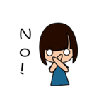 Just love to pretend to be good gril（個別スタンプ：5）