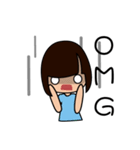 Just love to pretend to be good gril（個別スタンプ：7）