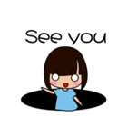 Just love to pretend to be good gril（個別スタンプ：19）