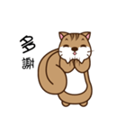 Loose lazy squirrels do exercise（個別スタンプ：5）