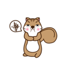 Loose lazy squirrels do exercise（個別スタンプ：7）