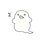 顔文字おばけのモジバケちゃん（個別スタンプ：4）