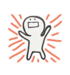 しろくんの日常（個別スタンプ：4）