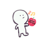 しろくんの日常（個別スタンプ：7）