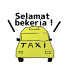 taxi driver indonesian version（個別スタンプ：24）